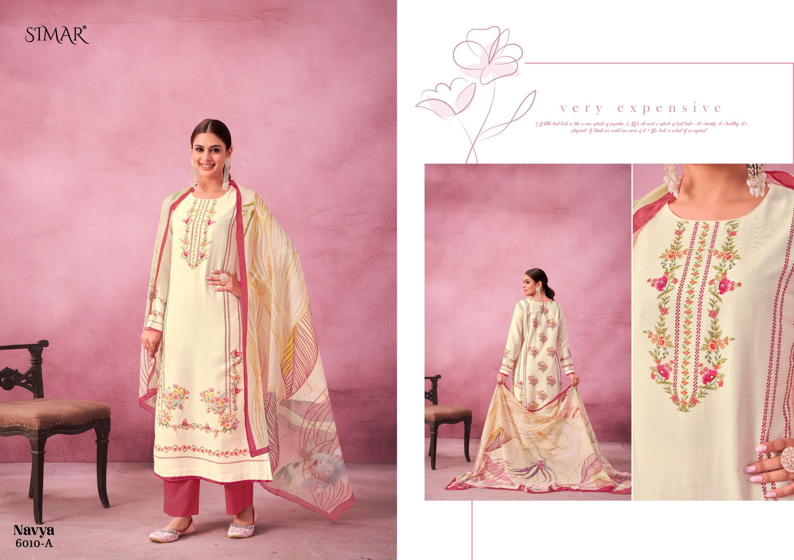 Navya By Glossy Linen Cotton Printed Dress Material Orders In India
